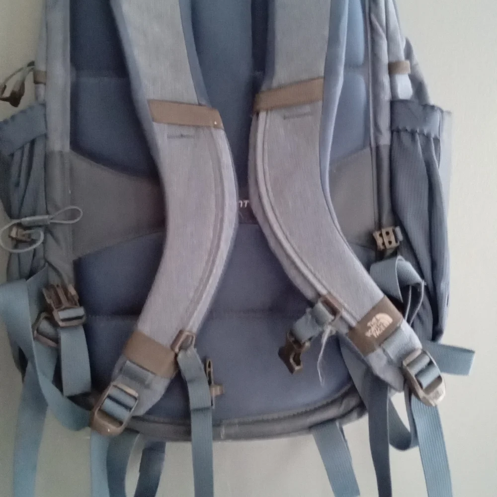 The North Face Borealis Backpack Blue Gray Outdoor School Travel Gear‎
